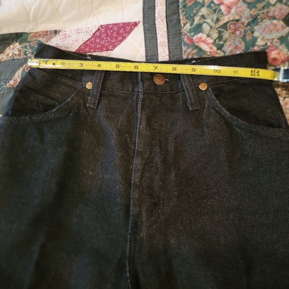 Women's Black Vintage Wrangler Jeans - Picture 4 of 5